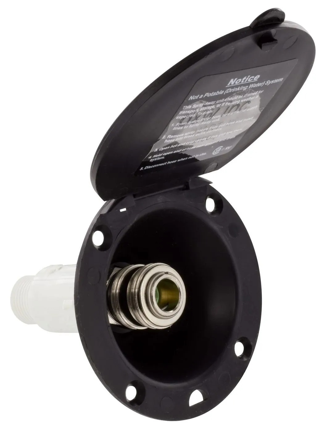 SPRAY PORT  BLACK  BULK